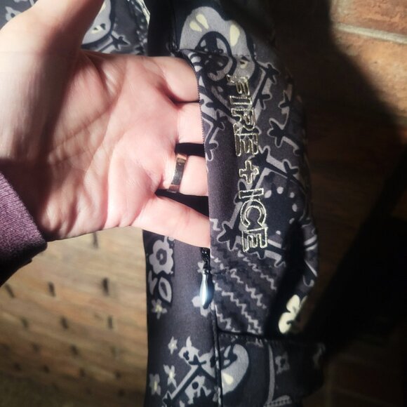 Bogner Fire + Ice Women's Softshell Hood Floral Jacket Gray/Black/Cream - ML - Picture 7 of 15